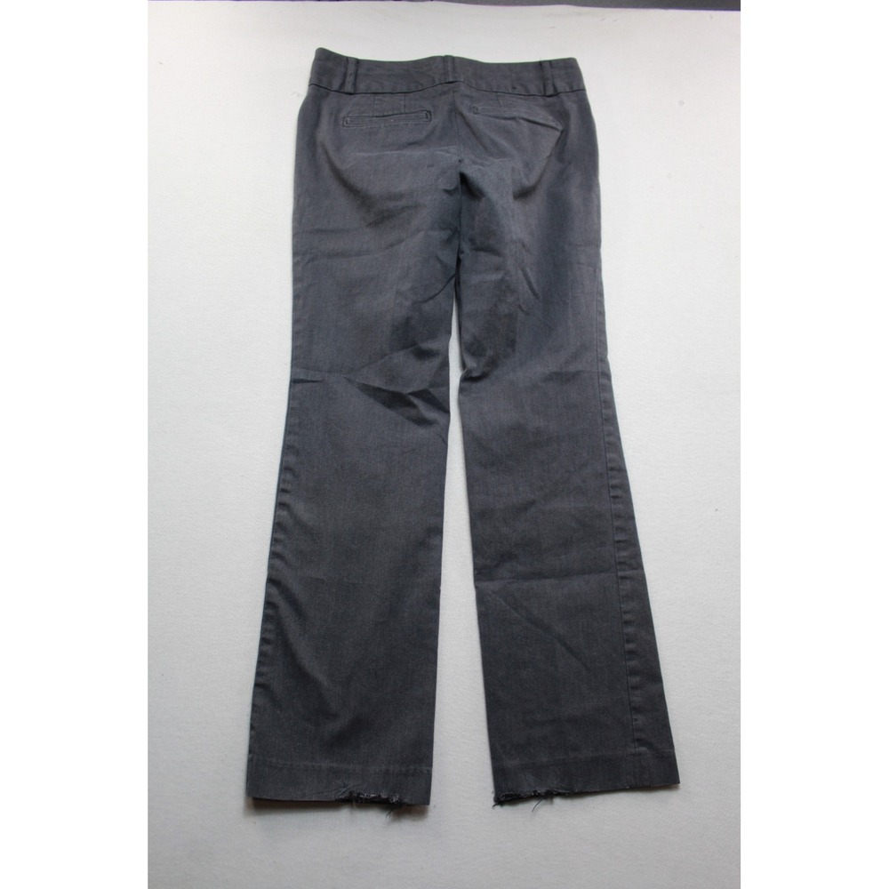 Banana Republic Sloan Fit Pants Women 4 Gray Fair Straight Leg Workwear Trousers